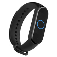 Zamienna silikonowa opaska pasek bransoletka do Xiaomi Mi Band 5 / Mi Band 6 czarna