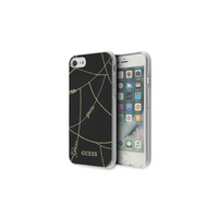 Guess GUHCI8PCUCHBK iPhone 7/8/SE 2020 / SE 2022 czarny/black hardcase Gold Chain Collection