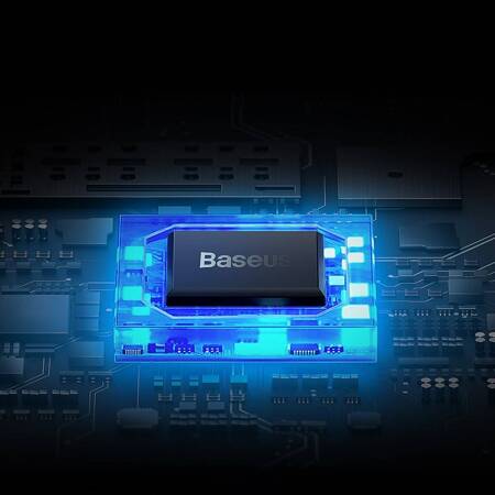 Baseus Adaman2 powerbank z wyświetlaczem cyfrowym 10000mAh 30W 2 x USB / 1x USB Typ C Overseas Edition PD QC SCP czarny (PPAD040101)