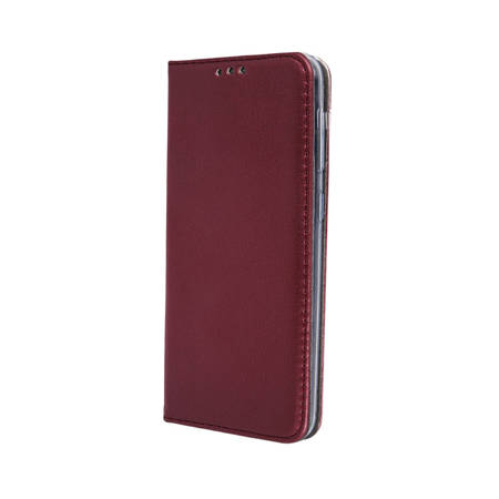 Etui Smart Magnetic do Huawei P40 Lite burgundowy