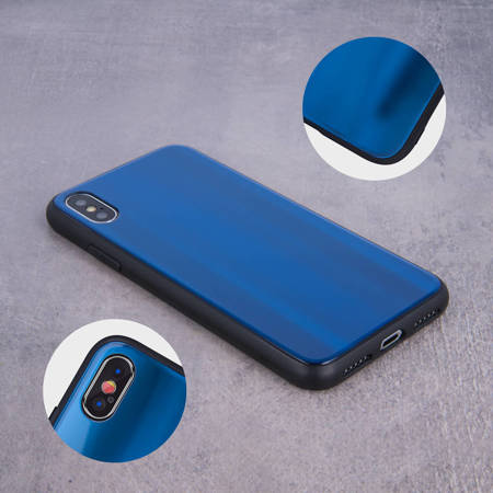 Nakładka Aurora Glass do iPhone 12 Mini 5.4 ciemnoniebieska