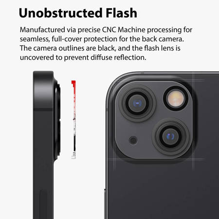 Ringke Camera Protector Glass szkło hartowane na aparat do iPhone 13 / iPhone 13 mini C1G02