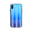 Nakładka Aurora Glass do iPhone X / XS niebieska